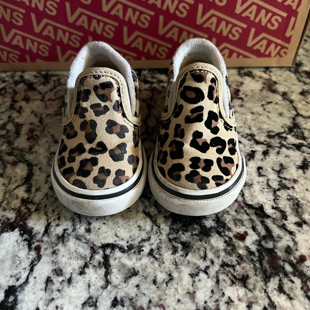 Toddler Vans Brown and Black Sneakers Classic Style